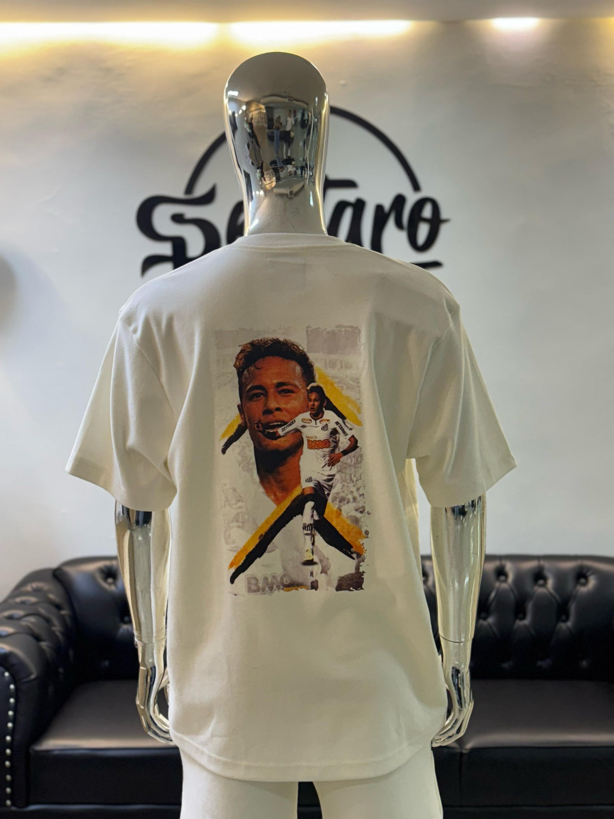 Camisa Oversized Masculina NEY JR- Branco